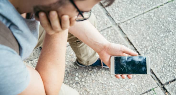 Schade aan telefoon
