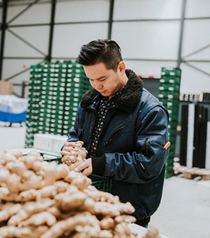 Lucas Liu van TAN Logistics.