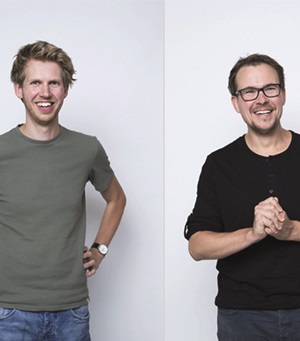 Sietse Radstake en Evert Hilhorst