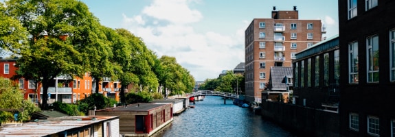 Woningen aan het water